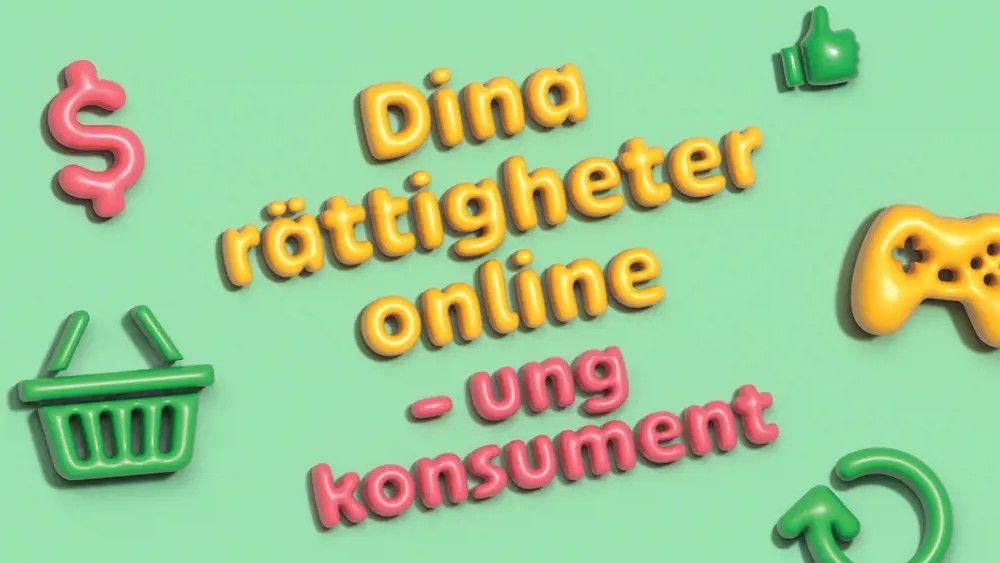 Dina rättigheter online - ung konsument
