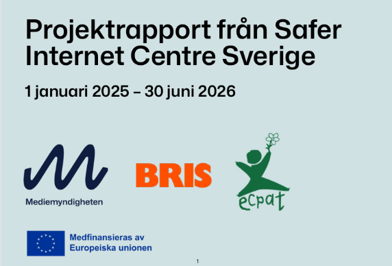 Projektrapport från Safer Internet Centre